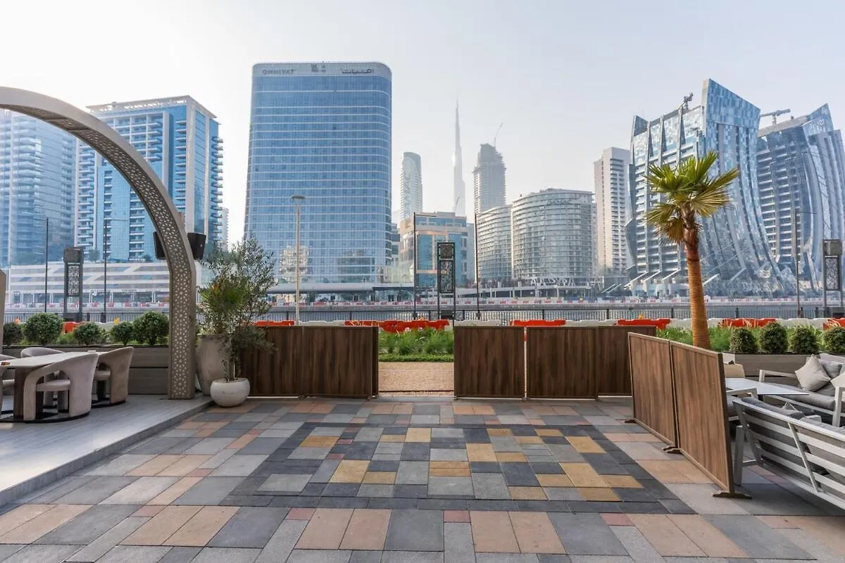 Apartment Modern 1Br W & Pool, Gym, Canal & Burj Khalifa Views Dubai United Arab Emirates