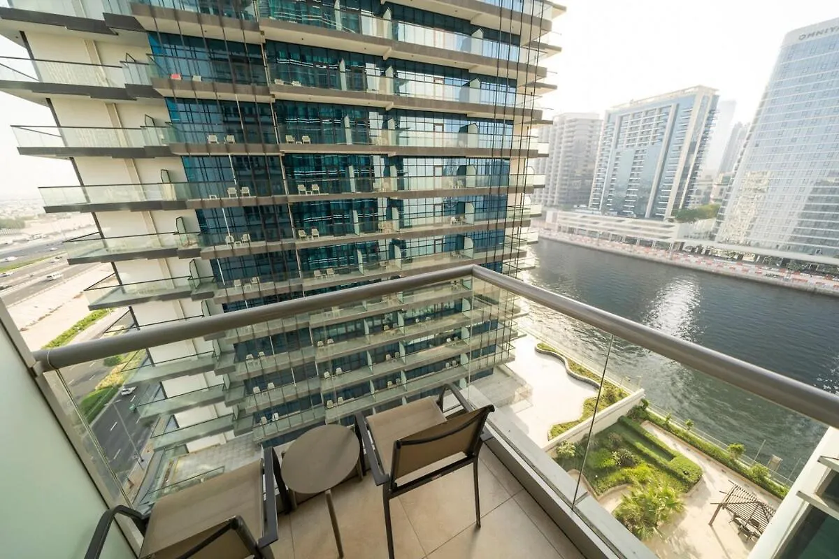 Modern 1Br W & Pool, Gym, Canal & Burj Khalifa Views Dubai United Arab Emirates
