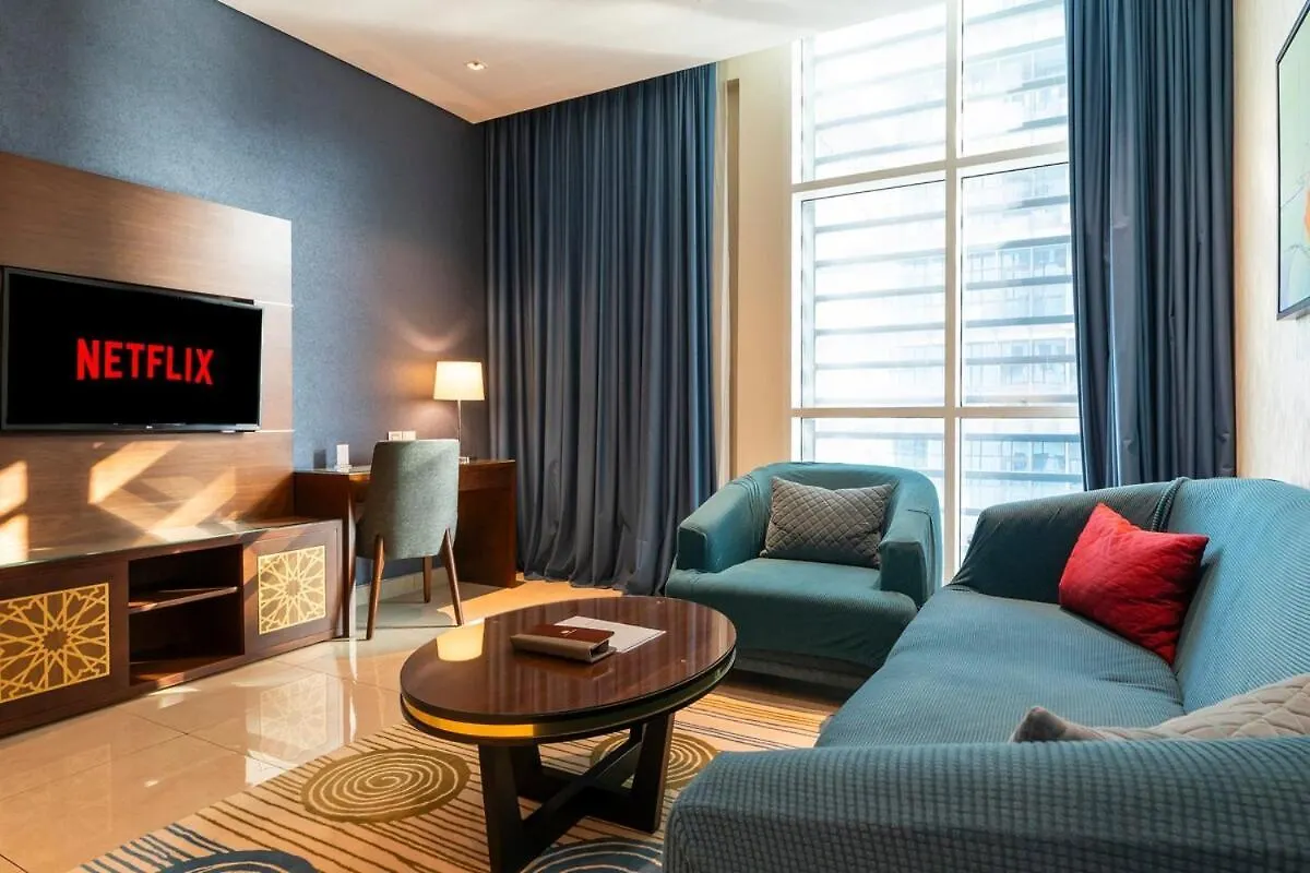 Modern 1Br W & Pool, Gym, Canal & Burj Khalifa Views Dubai Apartment